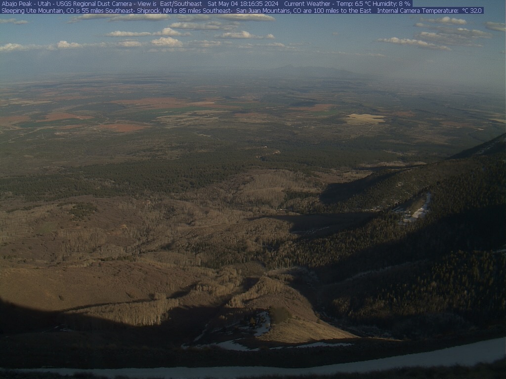 Monticello Abajo Mountains Webcam Image